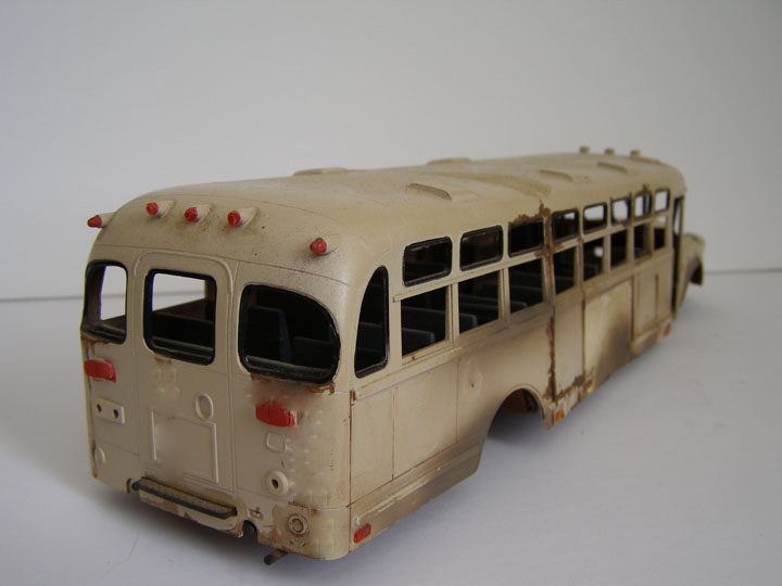 Diorama School Bus