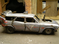 1966 Chevelle Wagon Demolition Derby Car 43